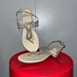 David’s Bridal Studio Sparkly Sandels